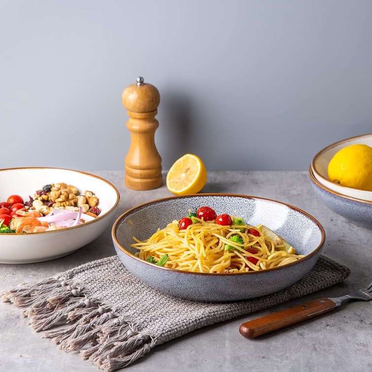 Pasta serving shop bowl set
